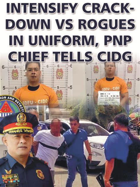 cidg laguna|PNP chief orders crackdown vs. name.